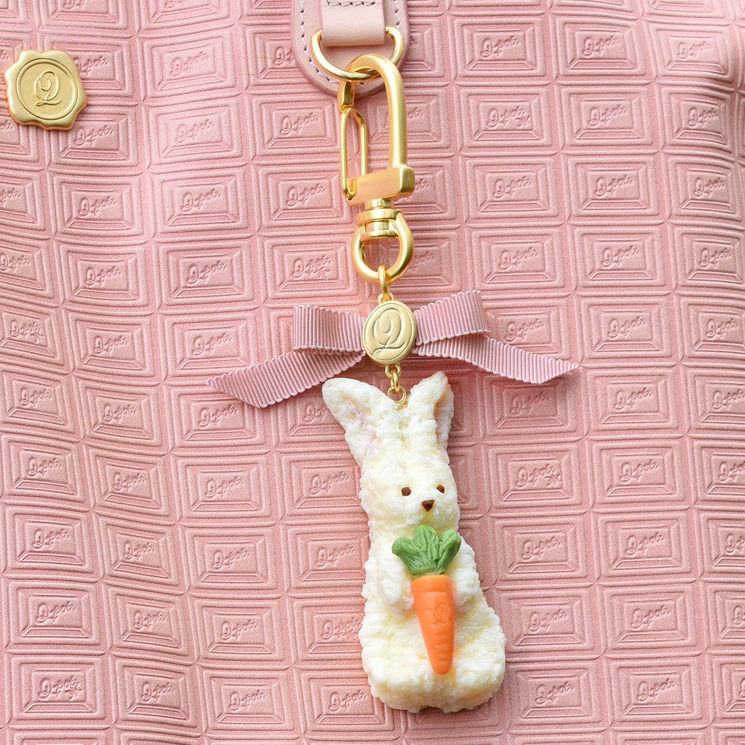 ミルクなうさぎ クッキー キーホルダー | Q-pot. ONLINE SHOP