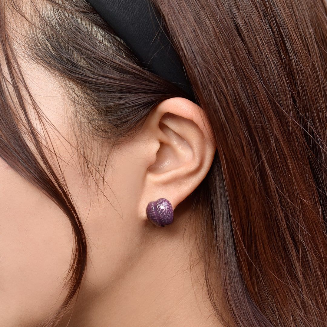 Poppy/アップル&ブレイン ピアス（ペア） | Q-pot. ONLINE SHOP
