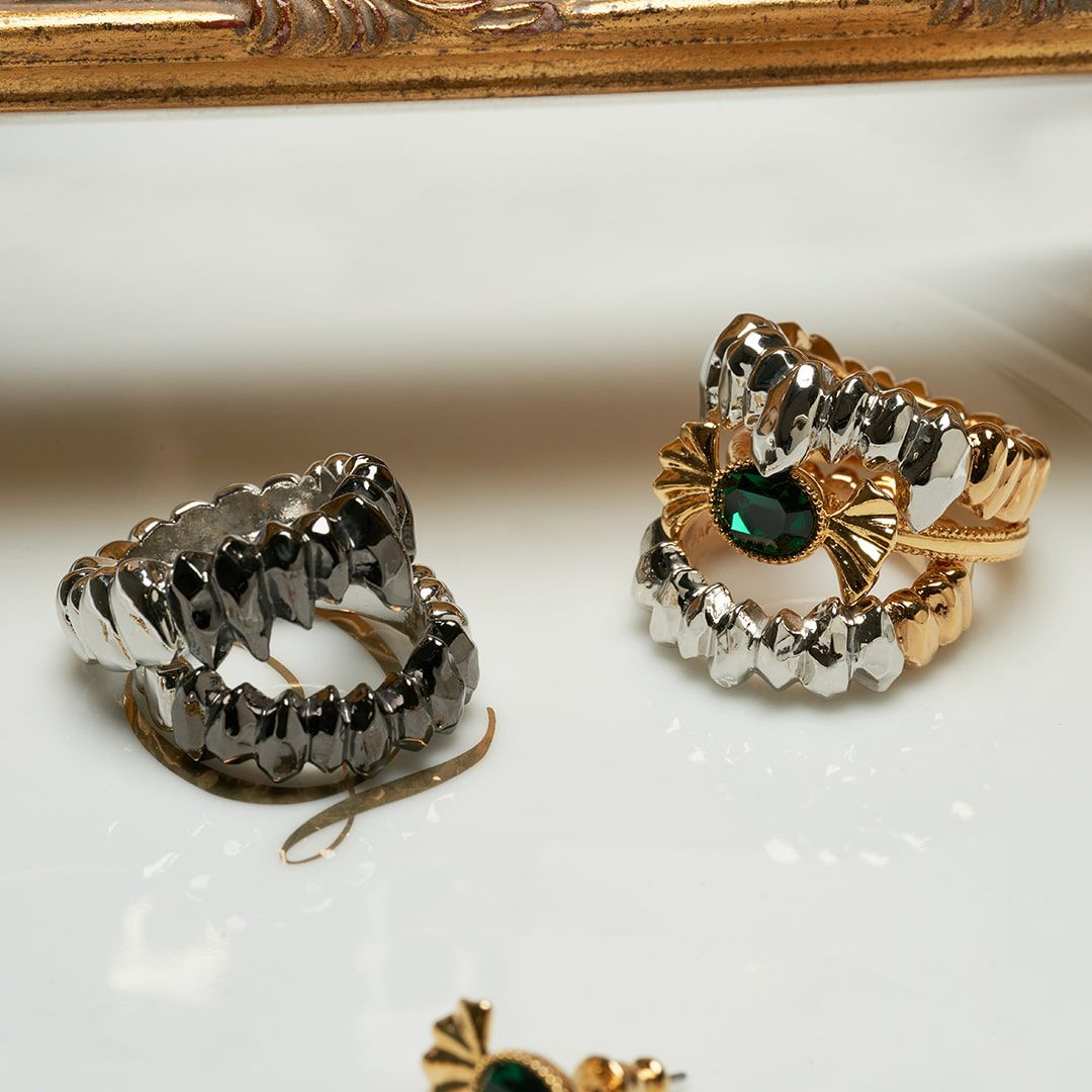 Poppy/キバ リング (Silver&Gold) | Q-pot. ONLINE SHOP