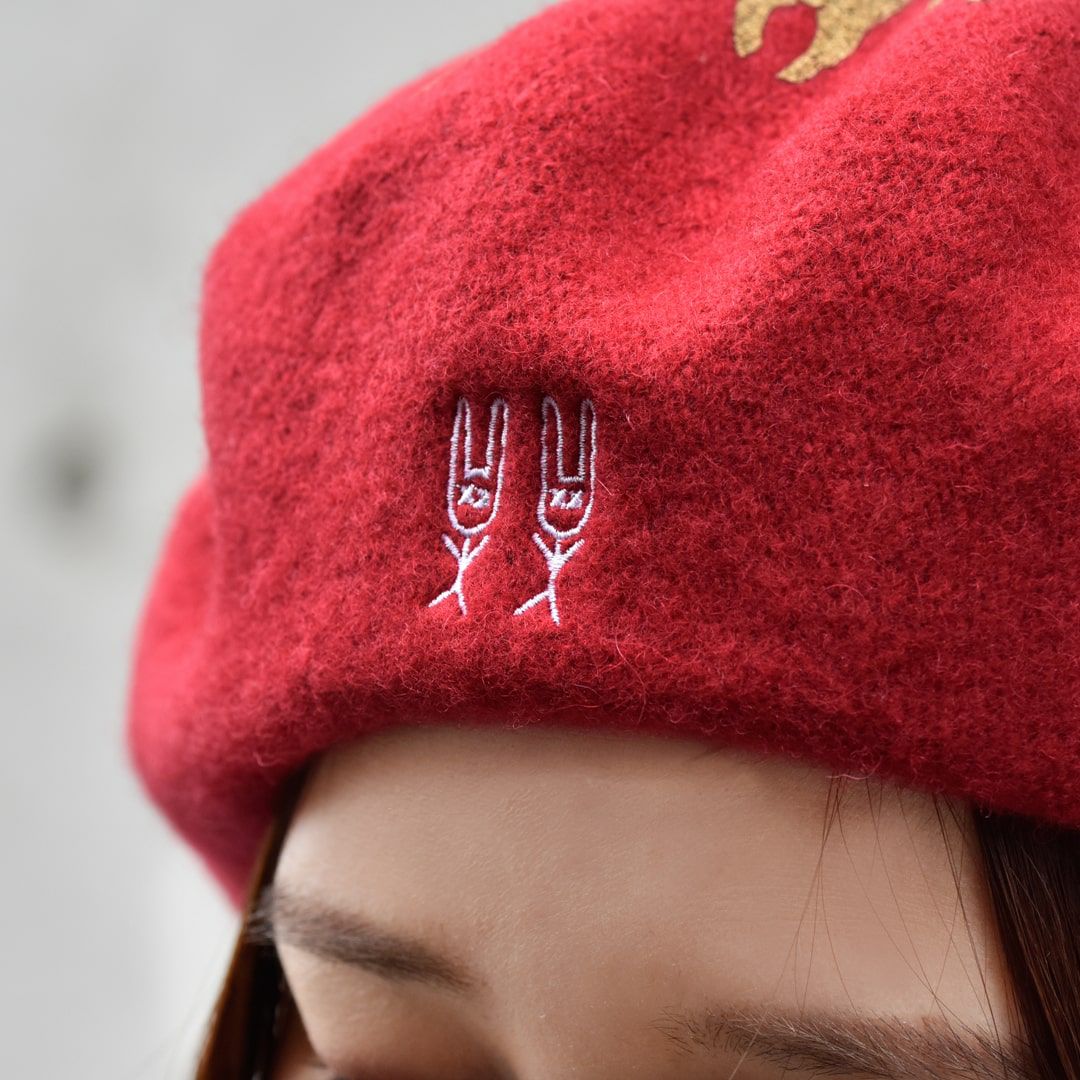 Poppy/キャンディ&トゥース ベレー帽 | Q-pot. ONLINE SHOP