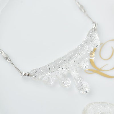 シルバーグリッター メルト ネックレス | Q-pot. ONLINE SHOP