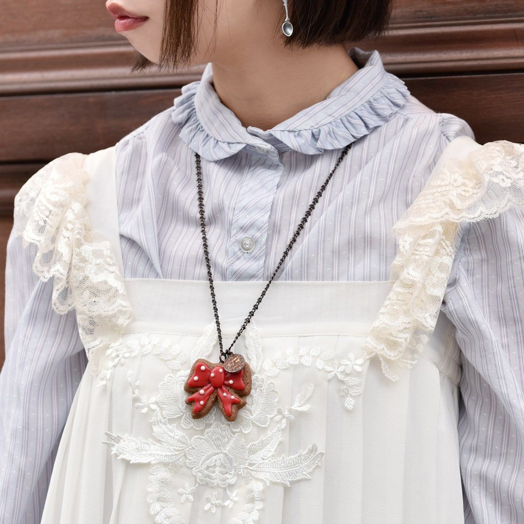 リボンシュガークッキー ネックレス | Q-pot. ONLINE SHOP