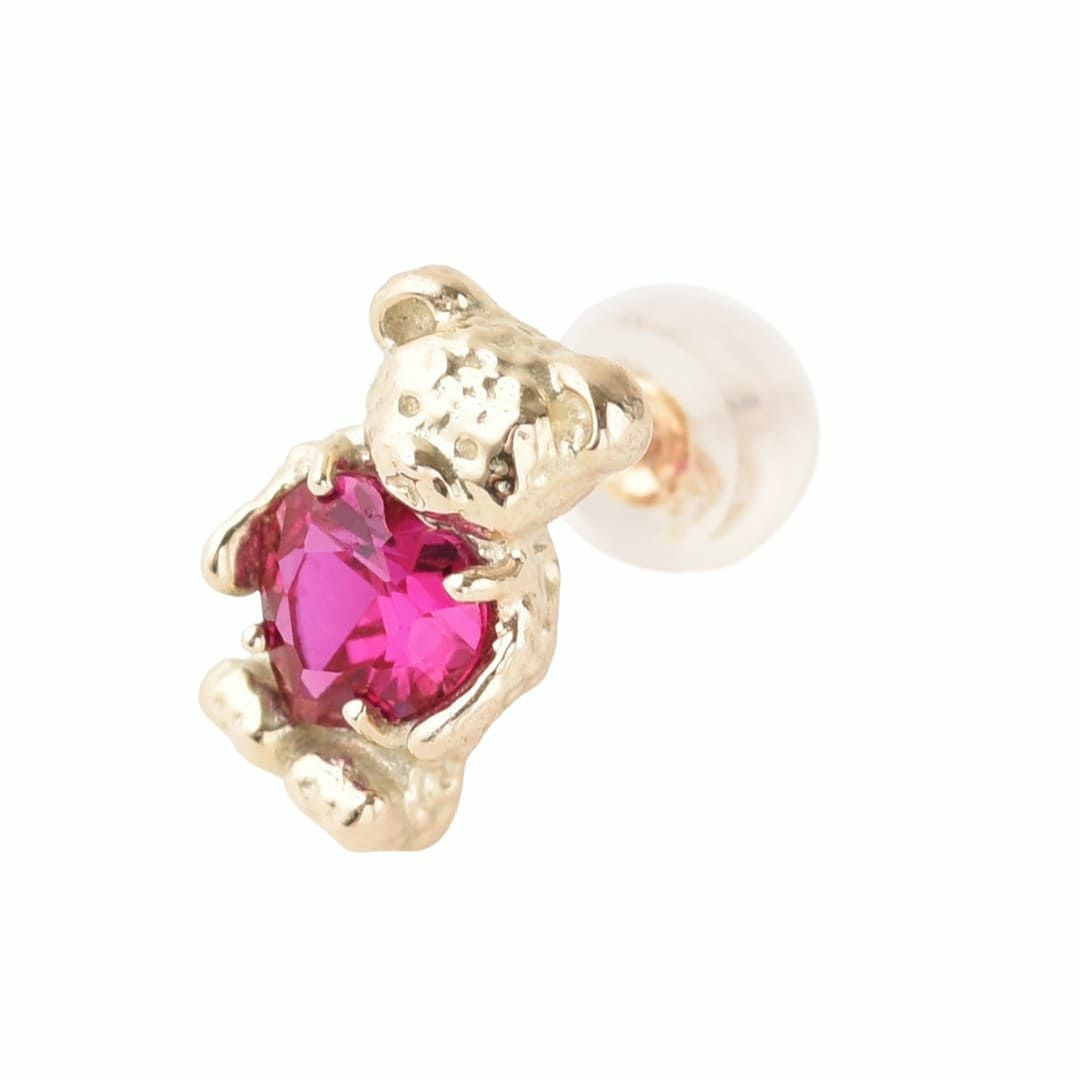 K10】テディベア ピアス | Q-pot. ONLINE SHOP