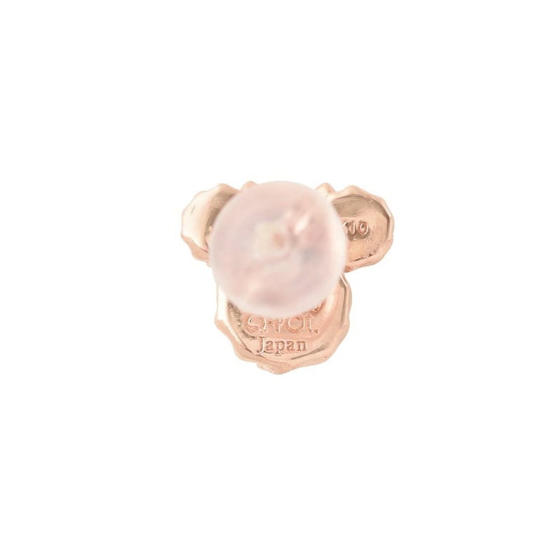 ミニー/ホイップクリーム ピアス(K10)【ディズニー アクセサリー】 | Q 