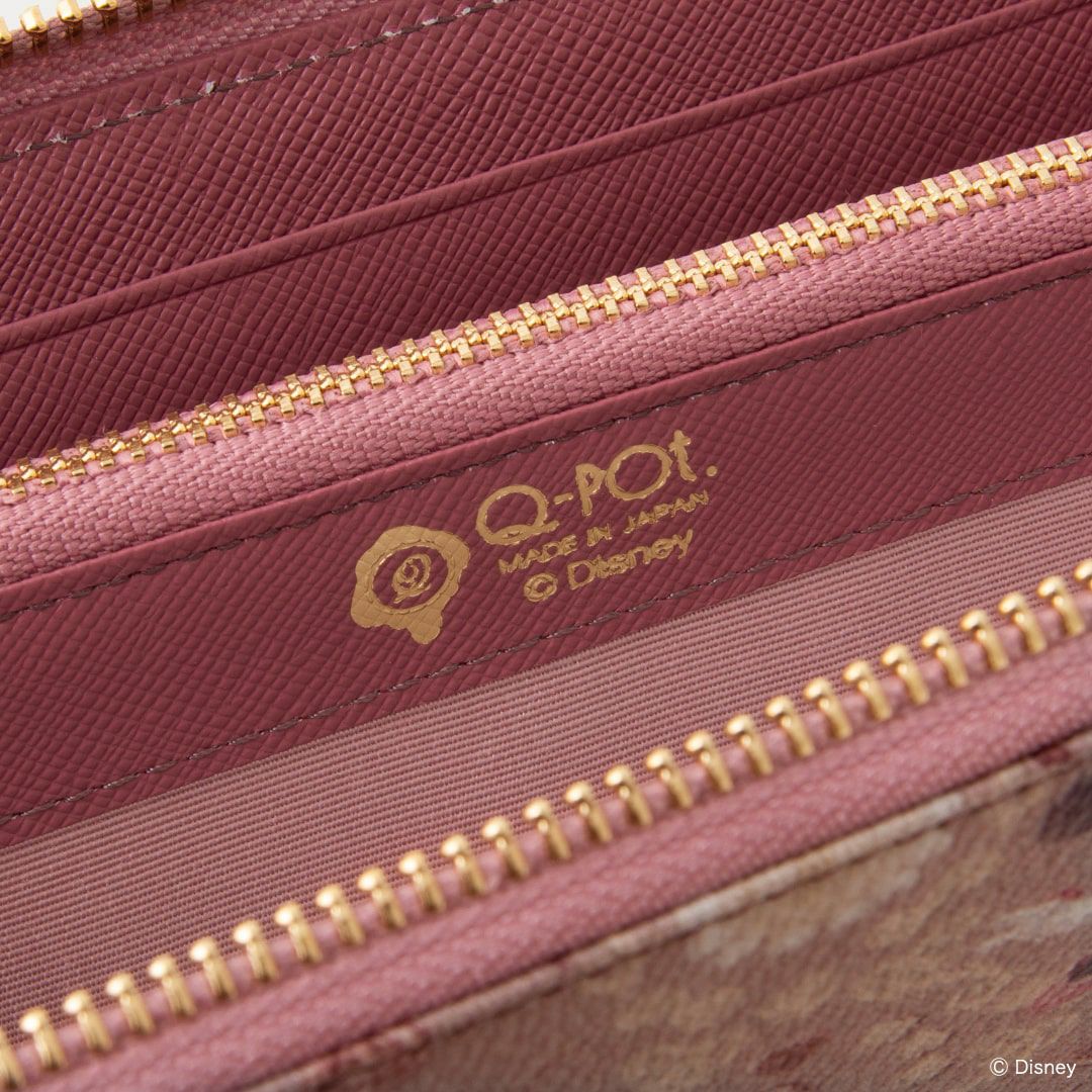 Q-pot. ヴィンテージミニー長財布 残り1点】ミニー/ヴィンテージケーキ ラウンドファスナーウォレット