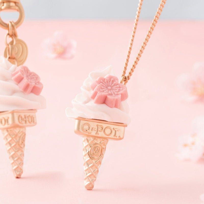 サクラ ソフトクリーム ネックレス | Q-pot. ONLINE SHOP