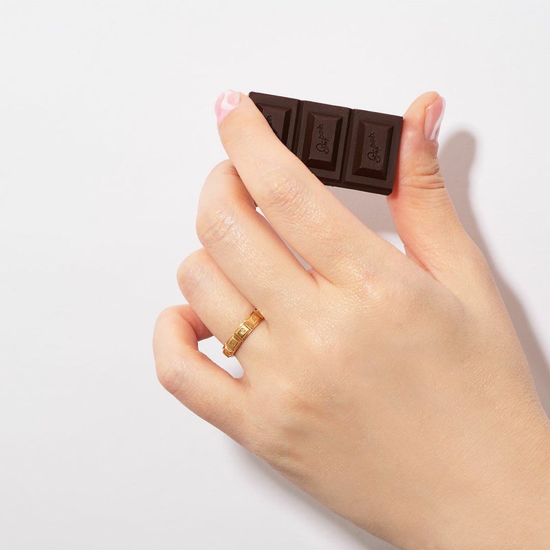K18】メルティーチョコレート リング【オーダージュエリー】【受注予約 