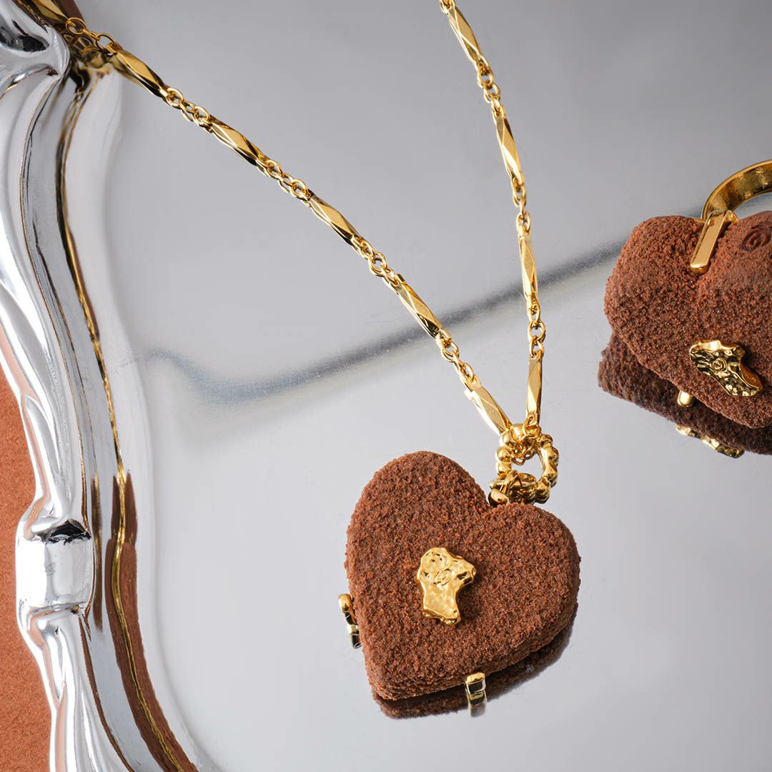 ハートネックレス Tiny Motif】K10ダイヤモンドハートネックレス（0.03ct）｜ネックレス