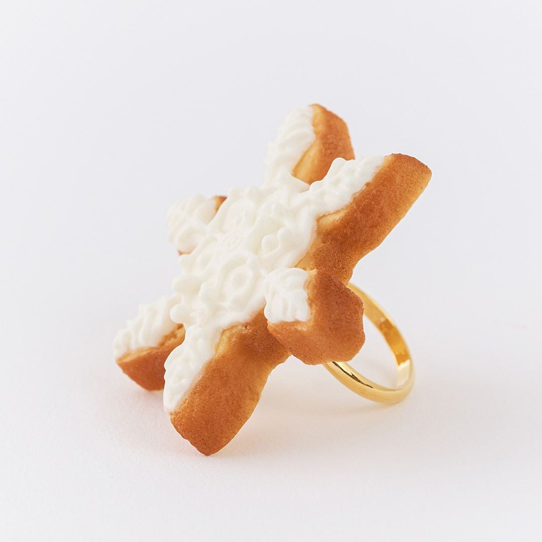 スノーフレーク シュガークッキー リング(ホワイト) | Q-pot. ONLINE SHOP