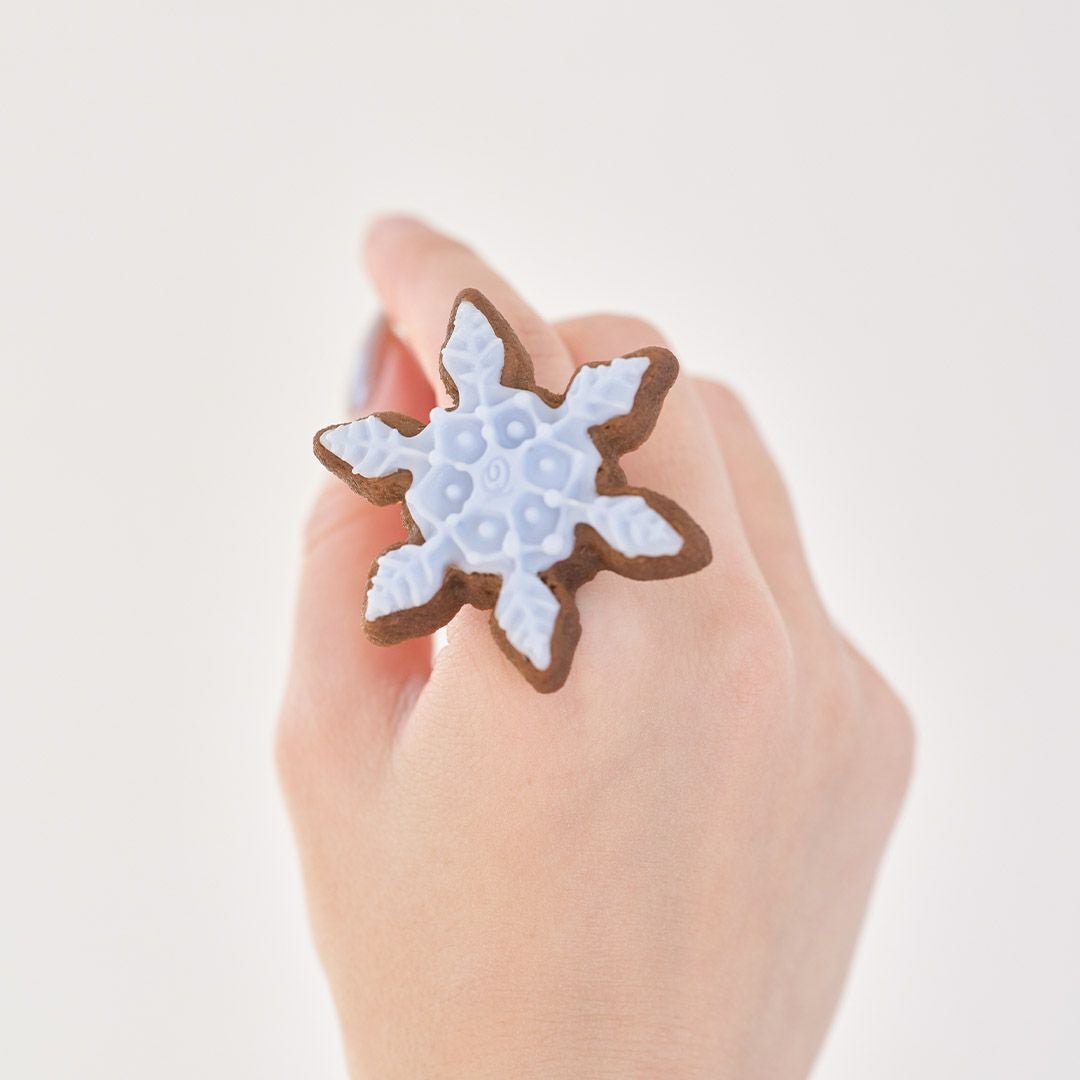 スノーフレーク シュガークッキー リング(ライトブルー) | Q-pot