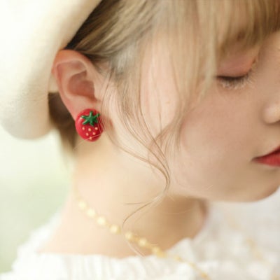 オーガニックストロベリー ピアス | Q-pot. ONLINE SHOP