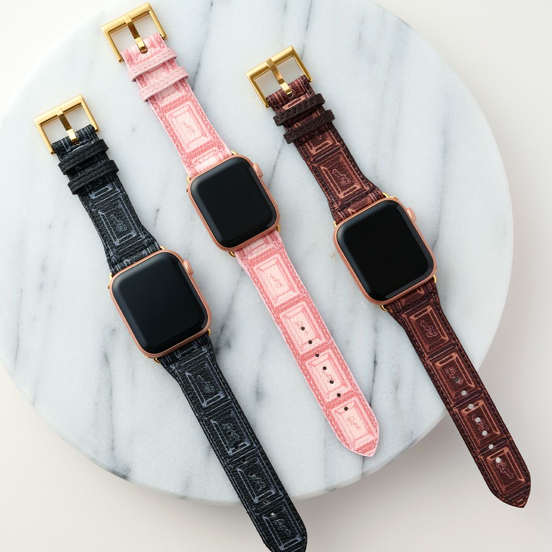 Apple Watch用 ストロべリーチョコレート レザーバンド(42~45mm対応 Apple Watch用 ストロべリーチョコレート レザーバンド(42~45mm対応