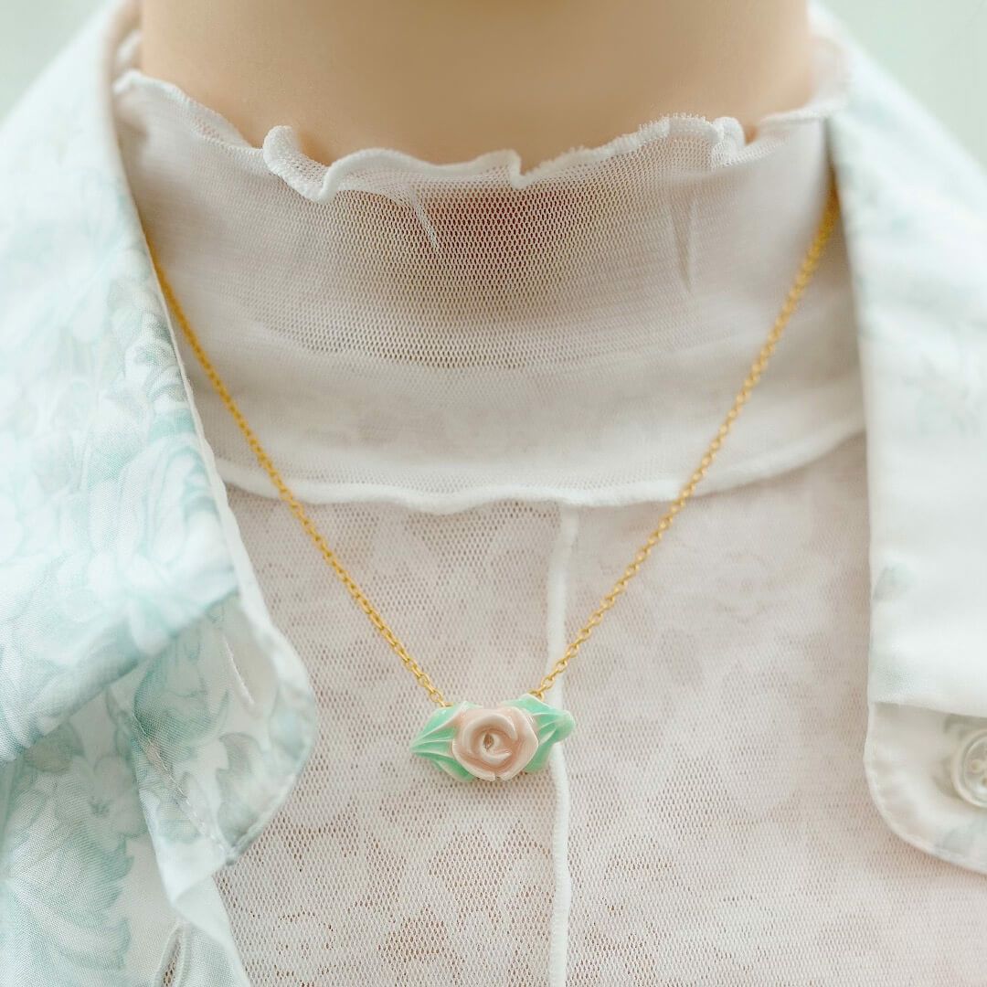 ローズクリーム ネックレス（S） | Q-pot. ONLINE SHOP