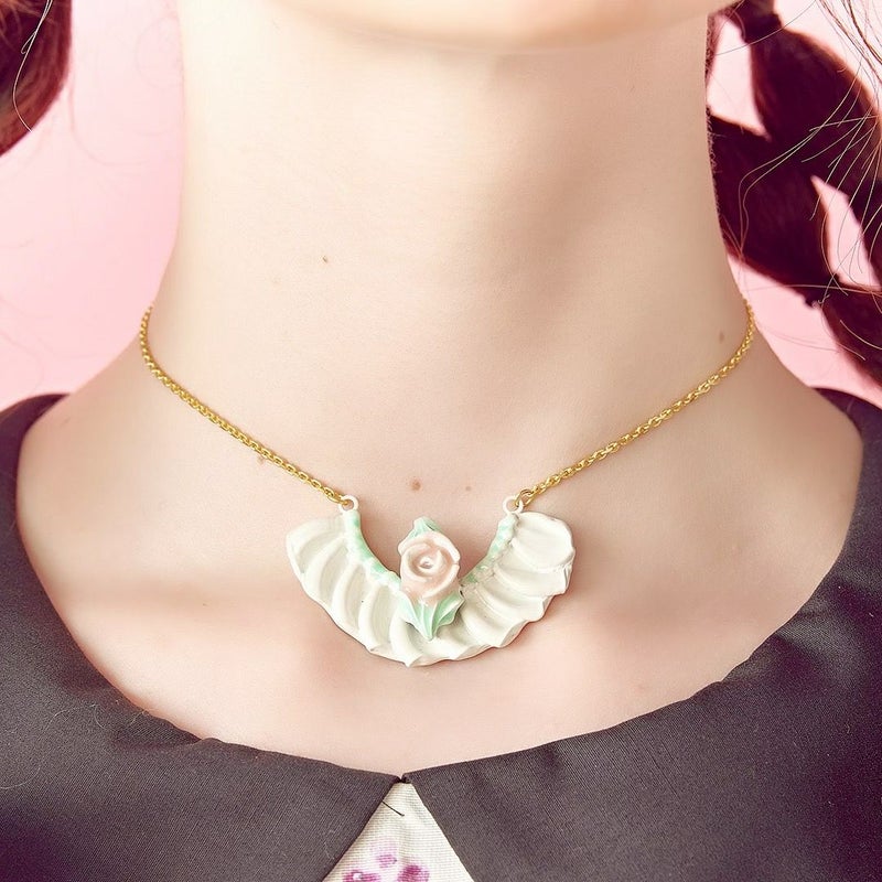 ローズクリーム ネックレス | Q-pot. ONLINE SHOP