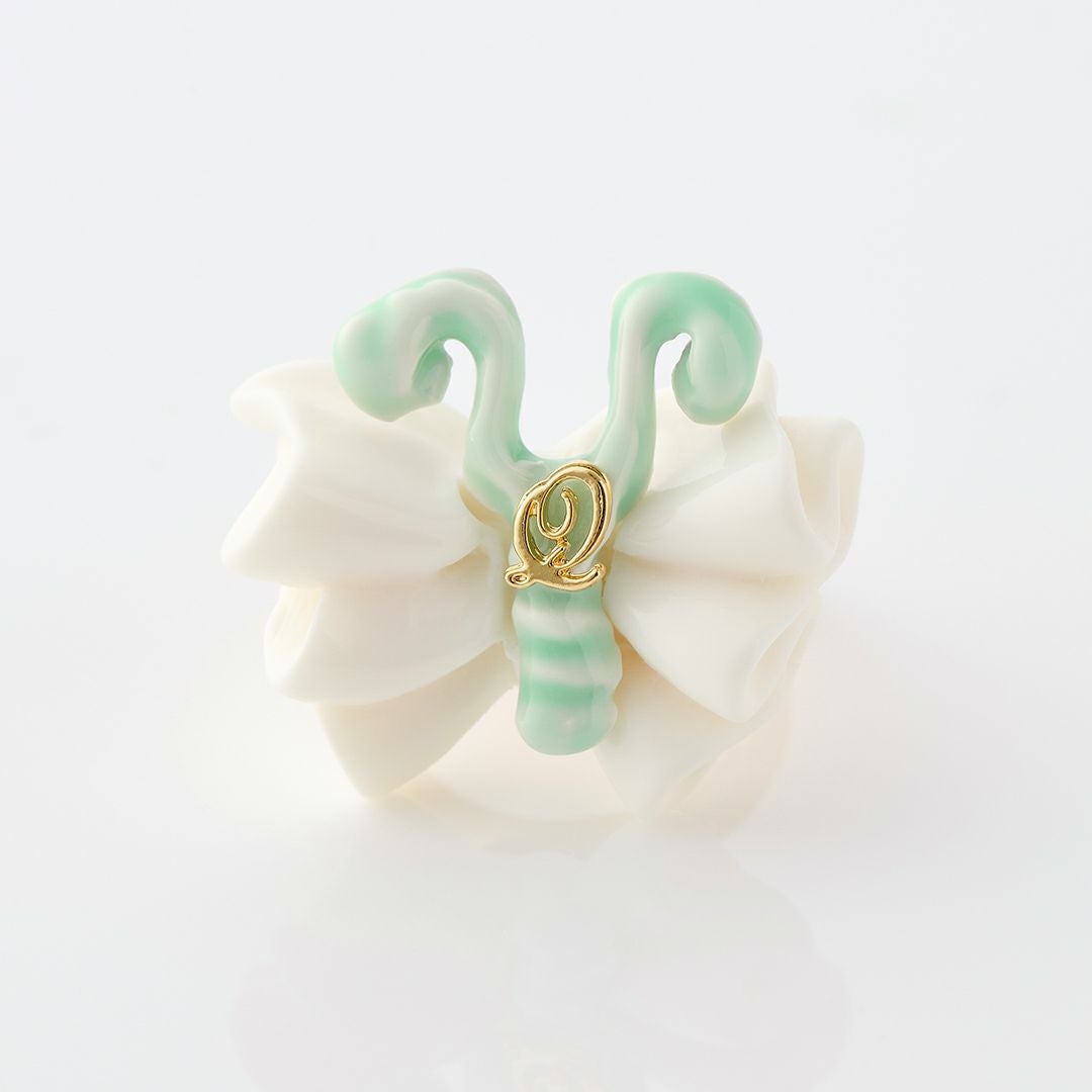 バレエコア フリル ミントグリーン リング