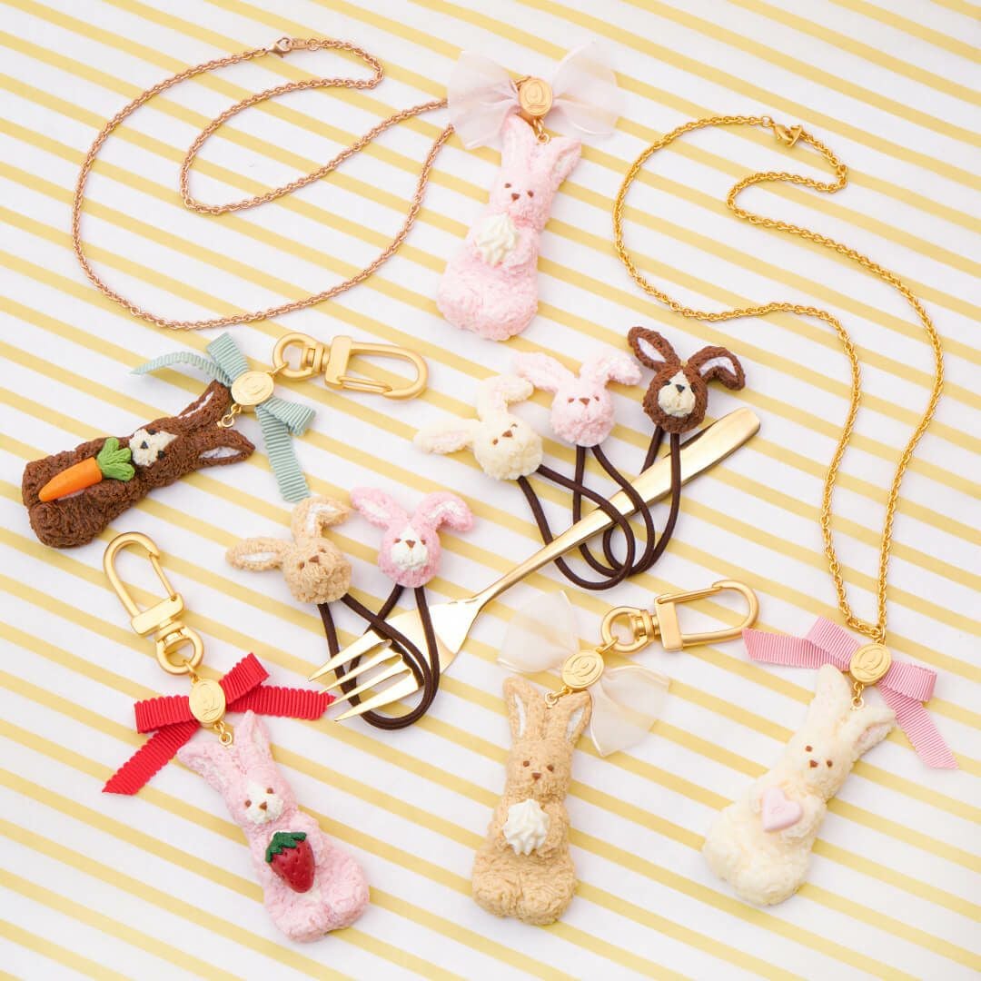 ミルクなうさぎ クッキーのカオ ヘアゴム | Q-pot. ONLINE SHOP