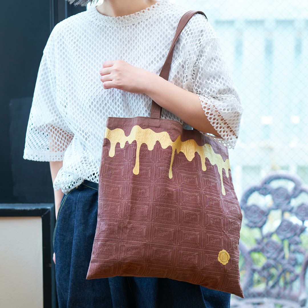 ビターチョコレート ワッシャー トートバッグ | Q-pot. ONLINE SHOP