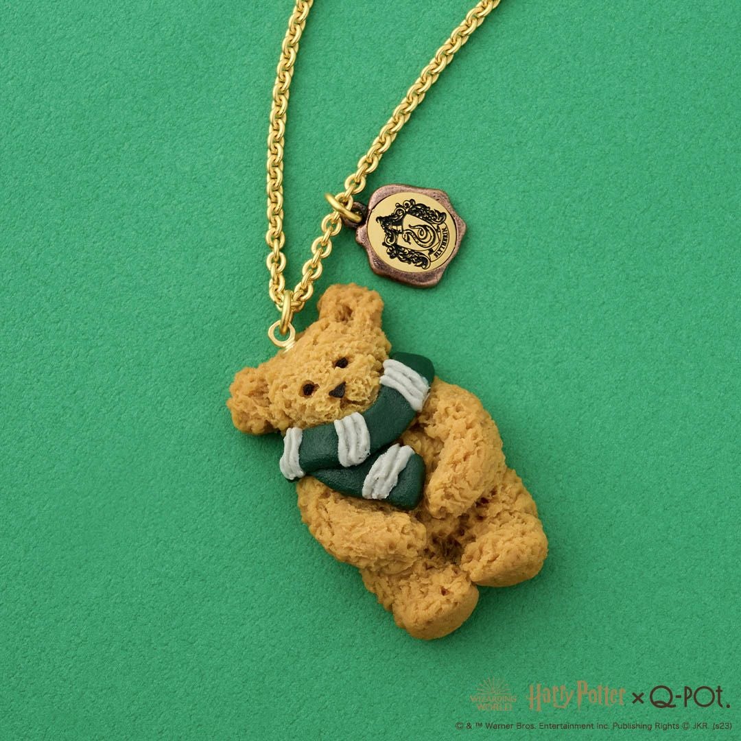 スリザリン ベアークッキー ネックレス【ハリーポッターコラボ】 | Q