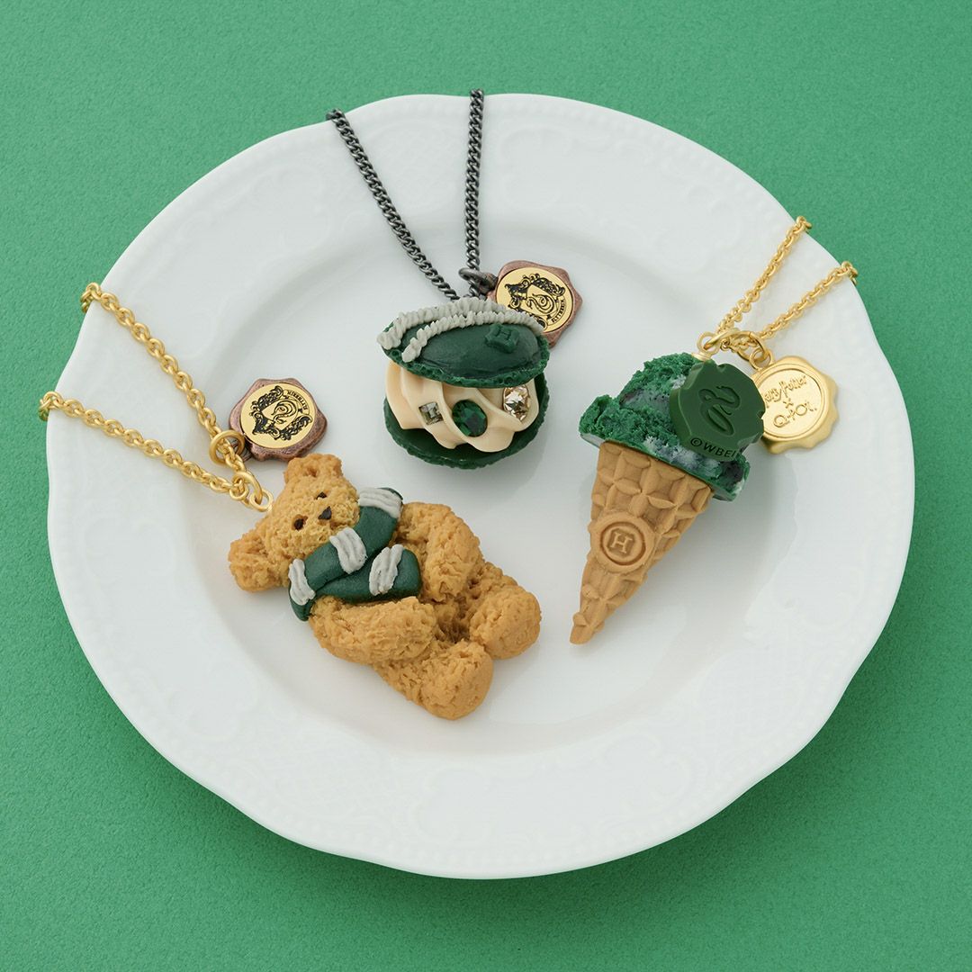 スリザリン ベアークッキー ネックレス【ハリーポッターコラボ】 | Q