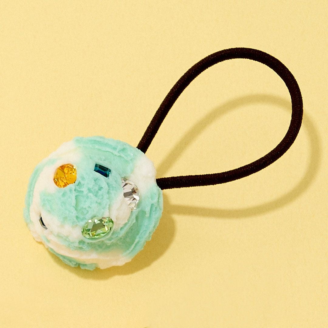 キラキラ ミント＆バニラ アイスクリーム ヘアゴム | Q-pot. ONLINE SHOP