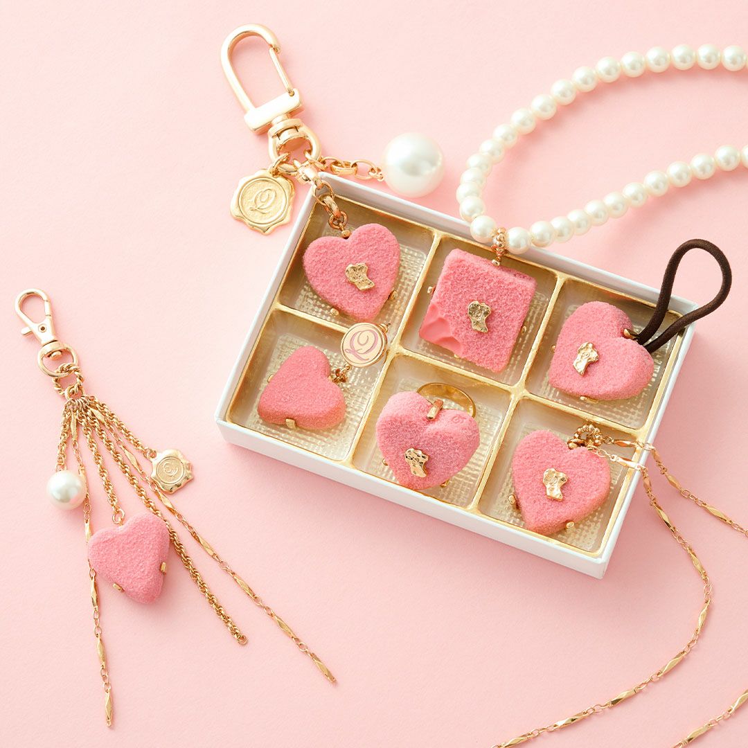 リュクス ハート ショコラ キーホルダー(ピンク) | Q-pot. ONLINE SHOP
