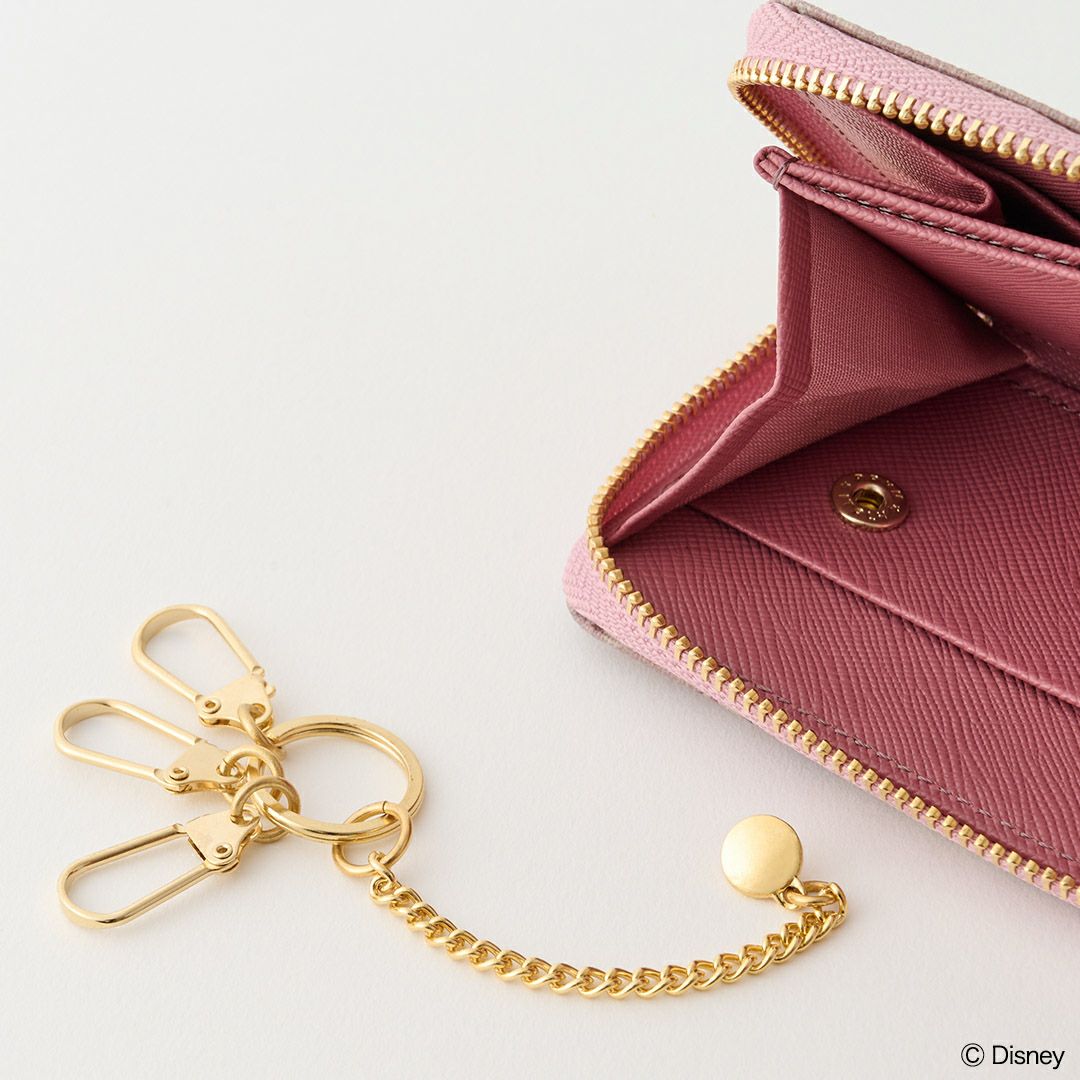 ミニー/ヴィンテージケーキ コンパクト ラウンドファスナー ウォレット