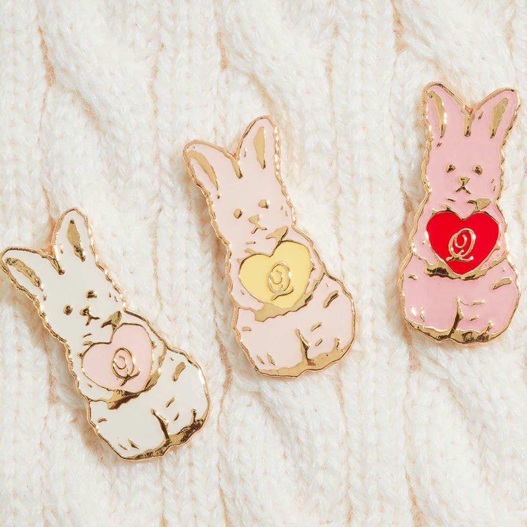 5種コンプリートセット】ラビットピンバッジ | Q-pot. ONLINE SHOP
