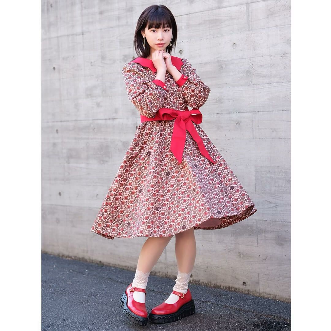 Q-potジャムトゥモロー パフスリーブワンピース ジャムトゥモロー パフスリーブドレス（ピンク） | Q-pot. ONLINE SHOP