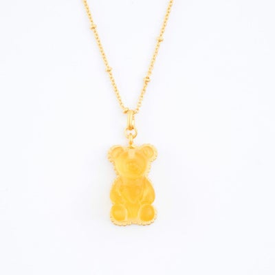 残り1点】テディベアグミ ネックレス(レモン) | Q-pot. ONLINE SHOP