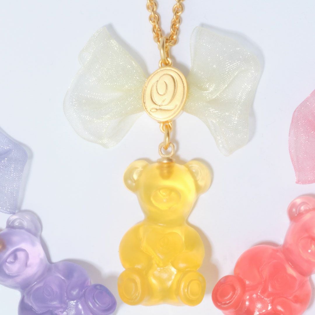 残り1点】テディベアグミ ネックレス(レモン) | Q-pot. ONLINE SHOP