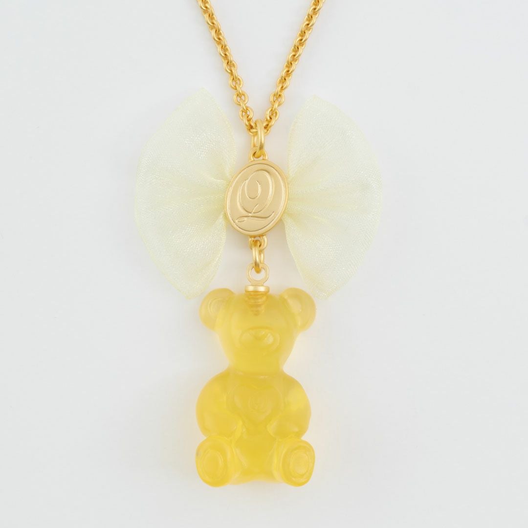 残り1点】テディベアグミ ネックレス(レモン) | Q-pot. ONLINE SHOP