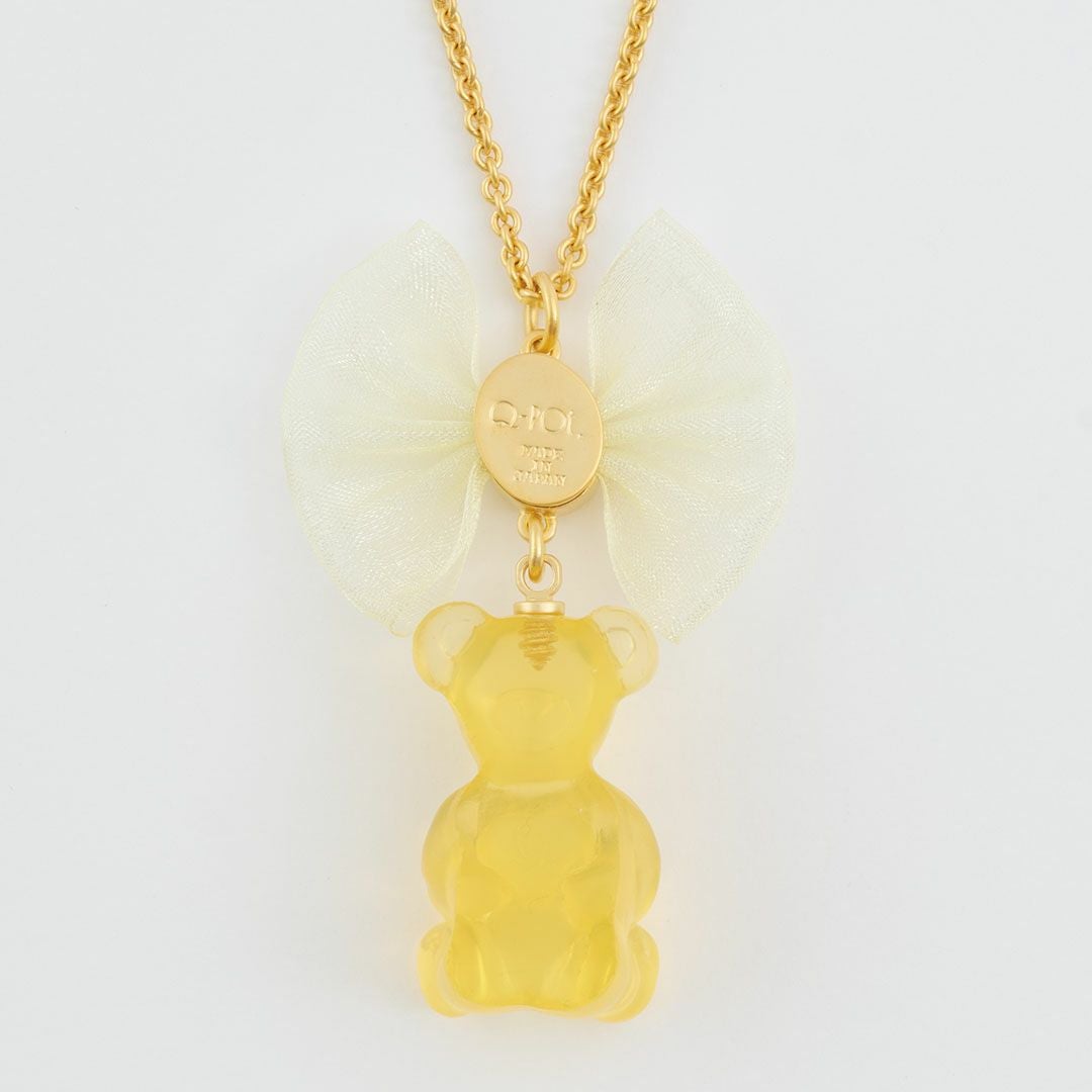 残り1点】テディベアグミ ネックレス(レモン) | Q-pot. ONLINE SHOP