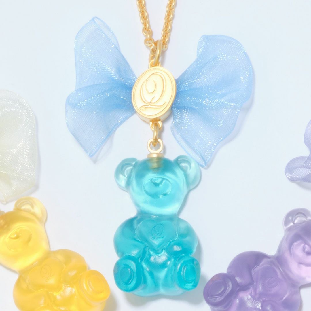 1本のみ】ヒョンリクス着用　済州島テディベアネックレス テディベアアクセサリー ネックレス ゴールド ペンダント
