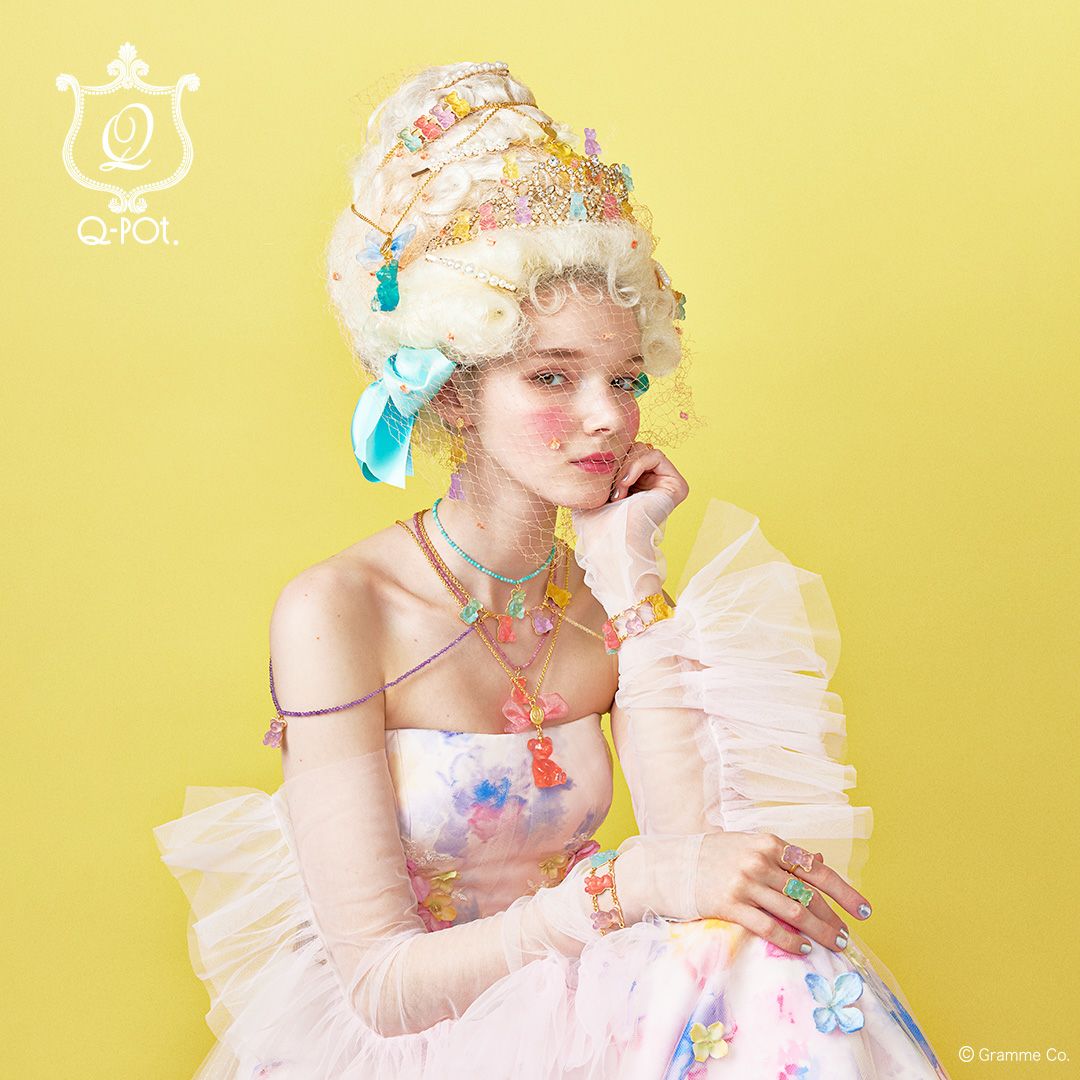 残り1点】テディベアグミ ネックレス(ソーダ) | Q-pot. ONLINE SHOP