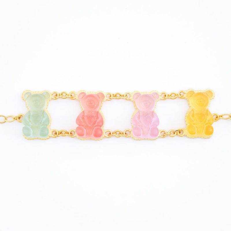 残り1点】テディーベア ハードグミ ブレスレット | Q-pot. ONLINE SHOP