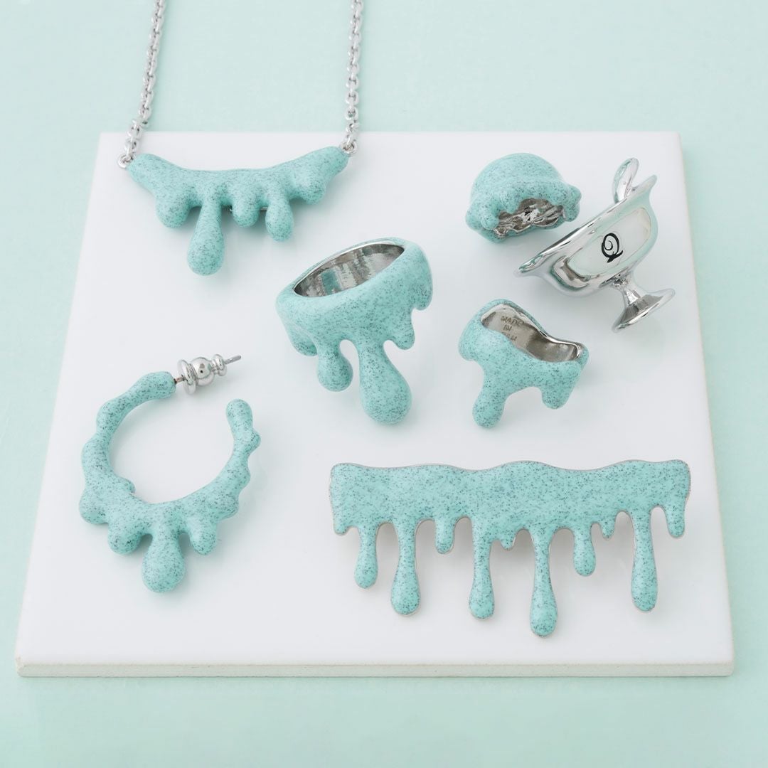 チョコミント　メルト　ピアス