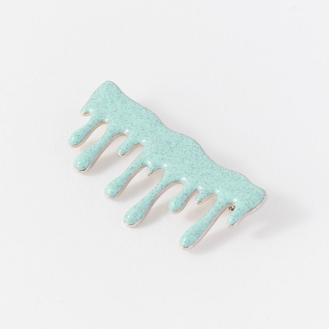 チョコミント　メルト　ブローチ