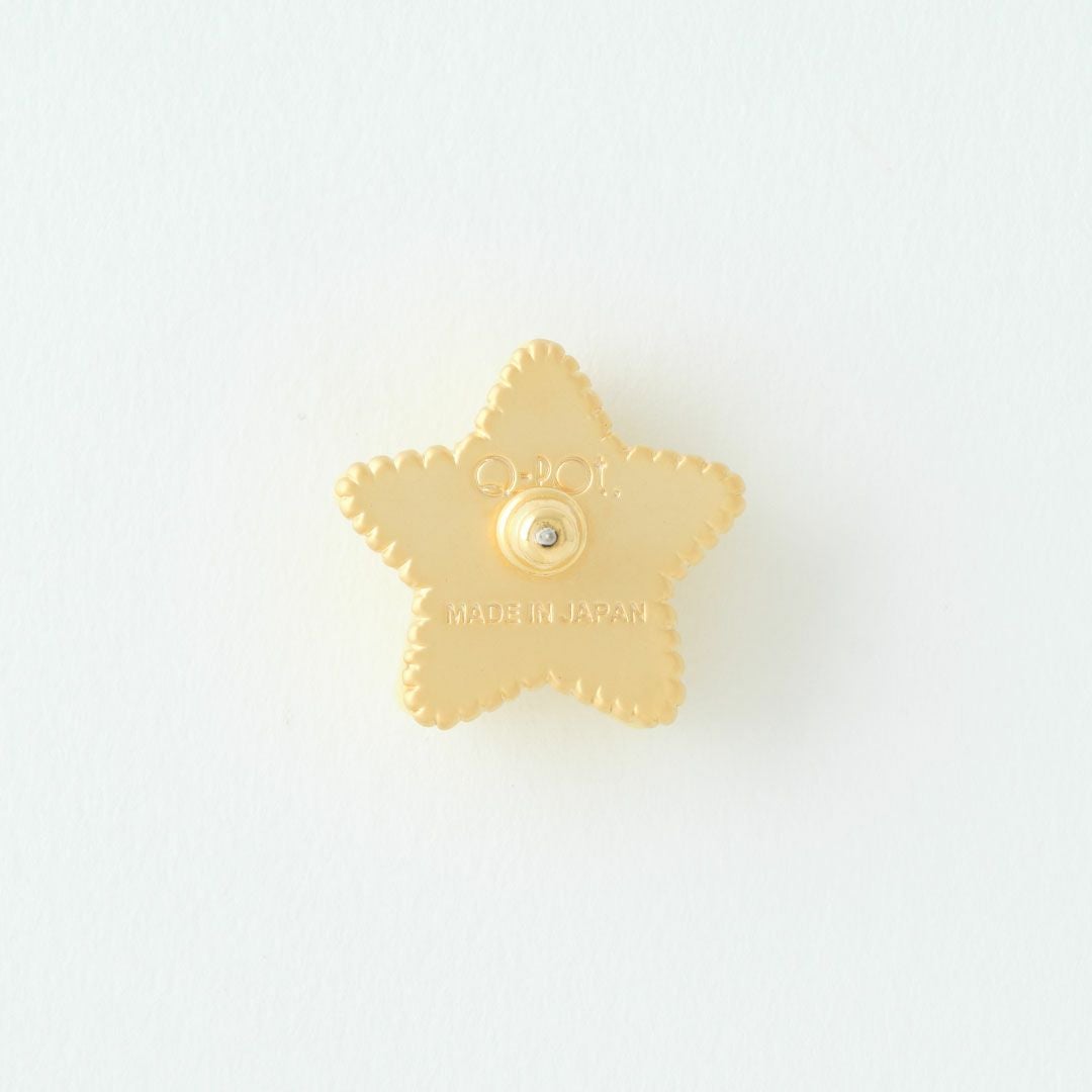 エトワールショコラ 星 ピアス イエロー