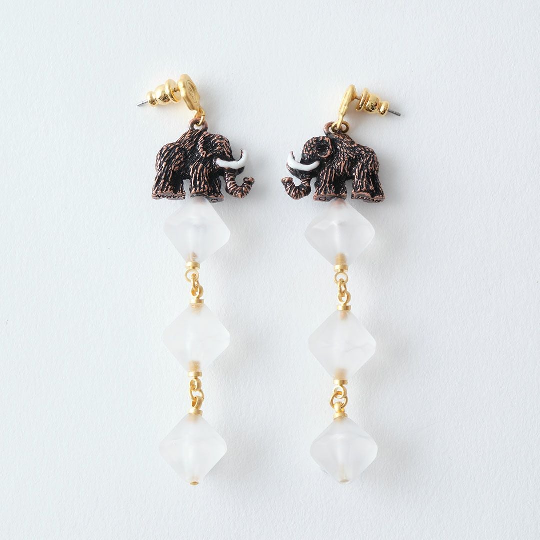氷河期　マンモス　ピアス