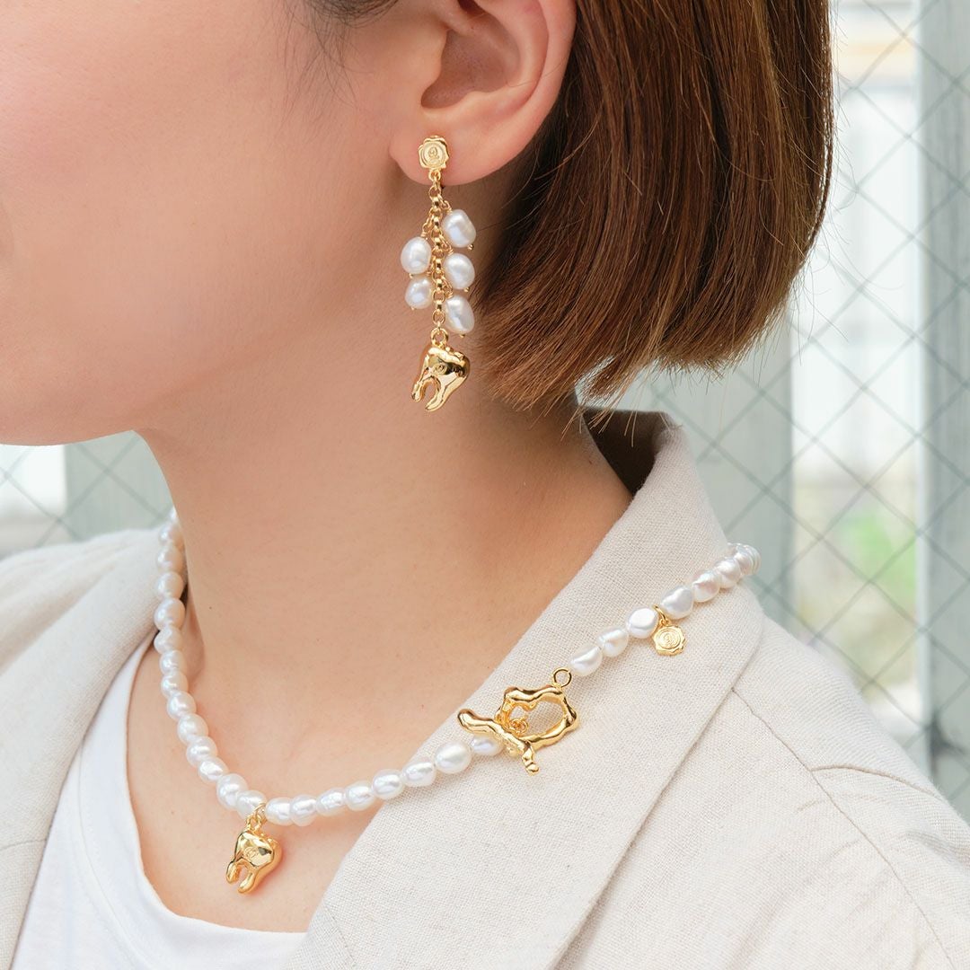 キンバ バロック淡水パール ネックレス | Q-pot. ONLINE SHOP