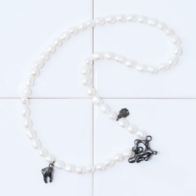 残り1点】ストライプキャンディー パール ネックレス | Q-pot. ONLINE SHOP
