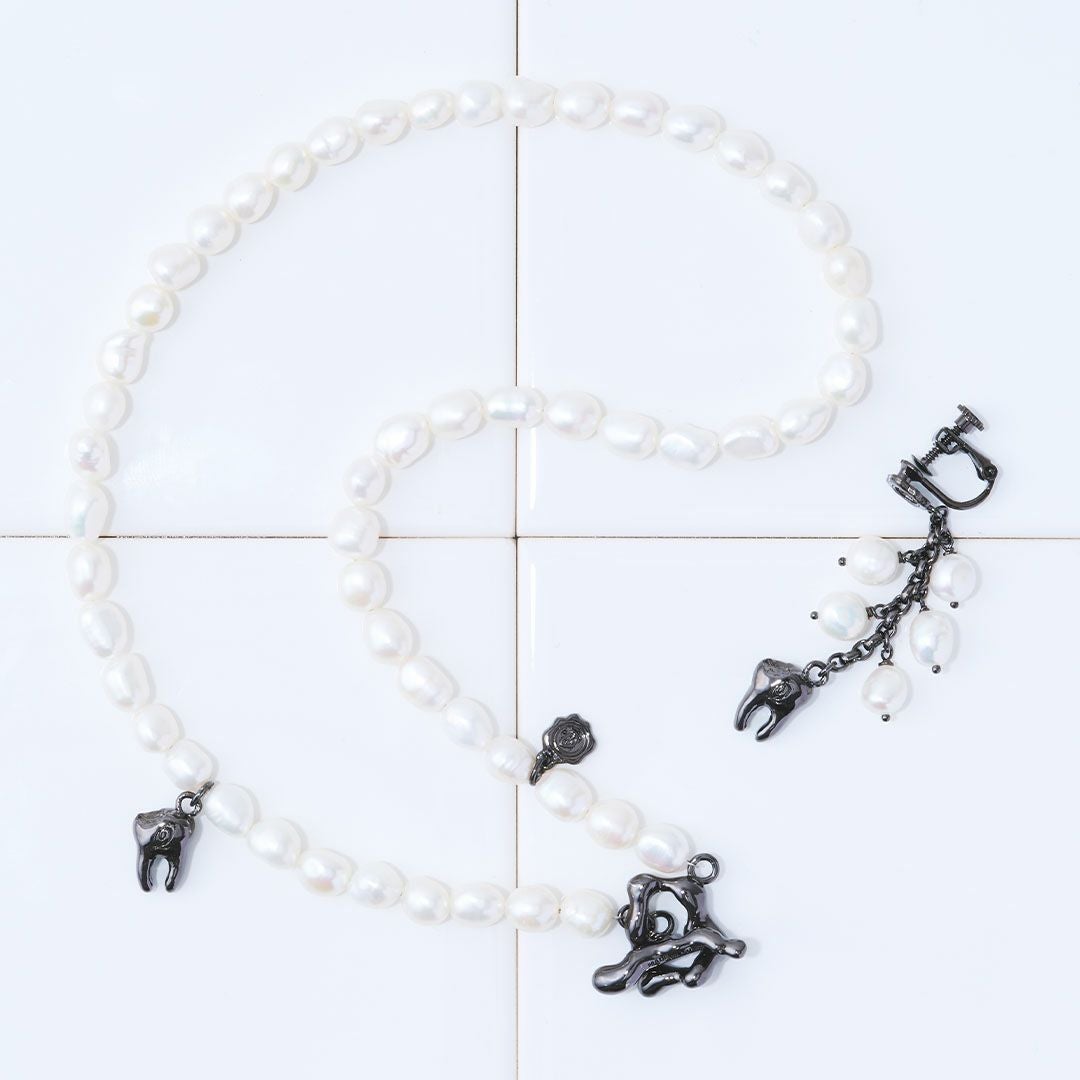 ムシバ バロック淡水パール ネックレス | Q-pot. ONLINE SHOP