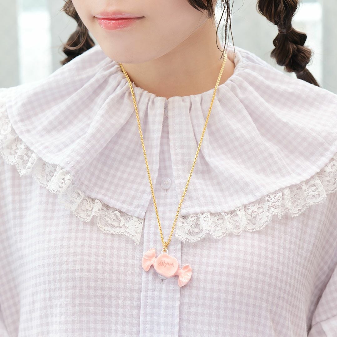 ミルキーキャンディー ネックレス(オレンジ) | Q-pot. ONLINE SHOP