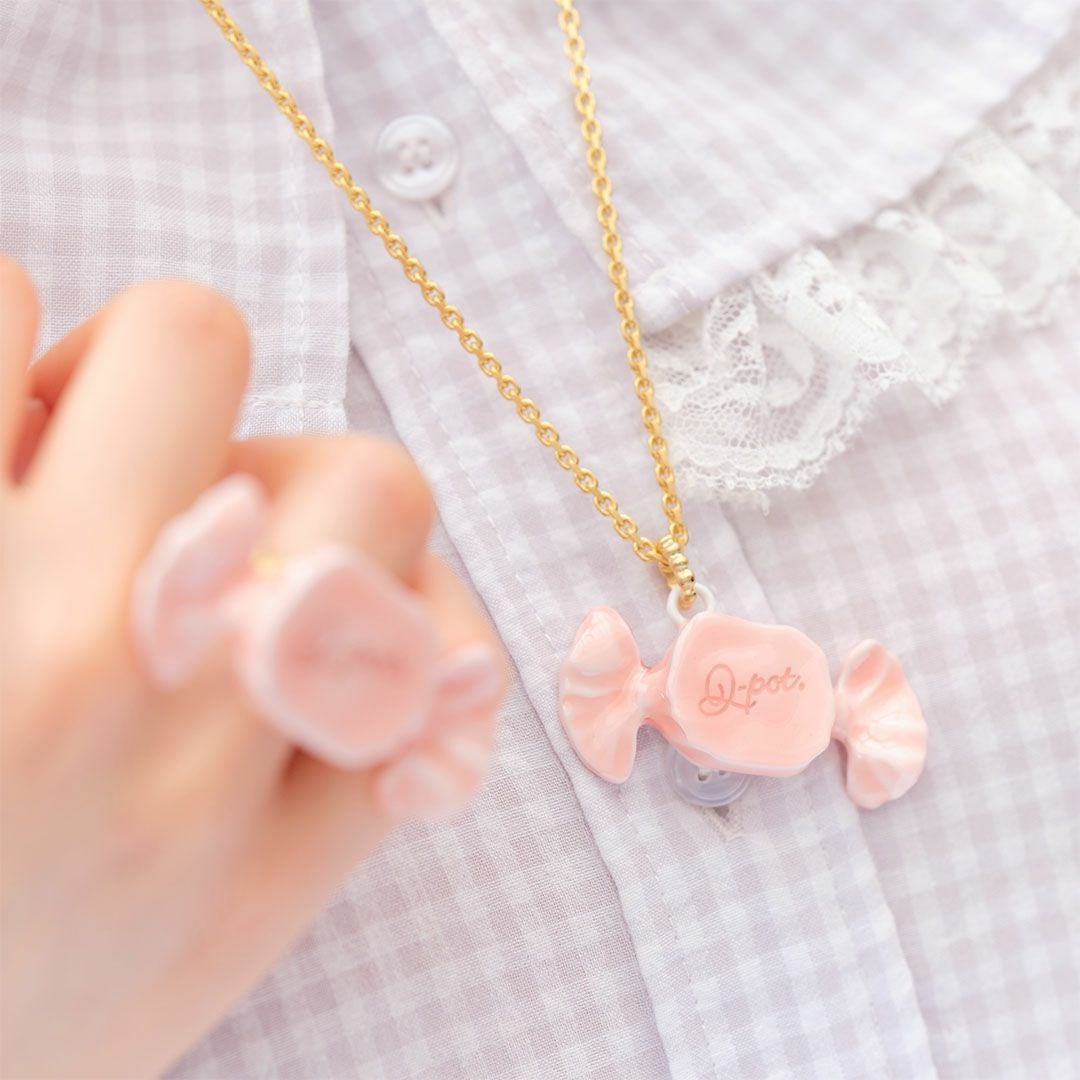 ミルキーキャンディー ネックレス(オレンジ) | Q-pot. ONLINE SHOP