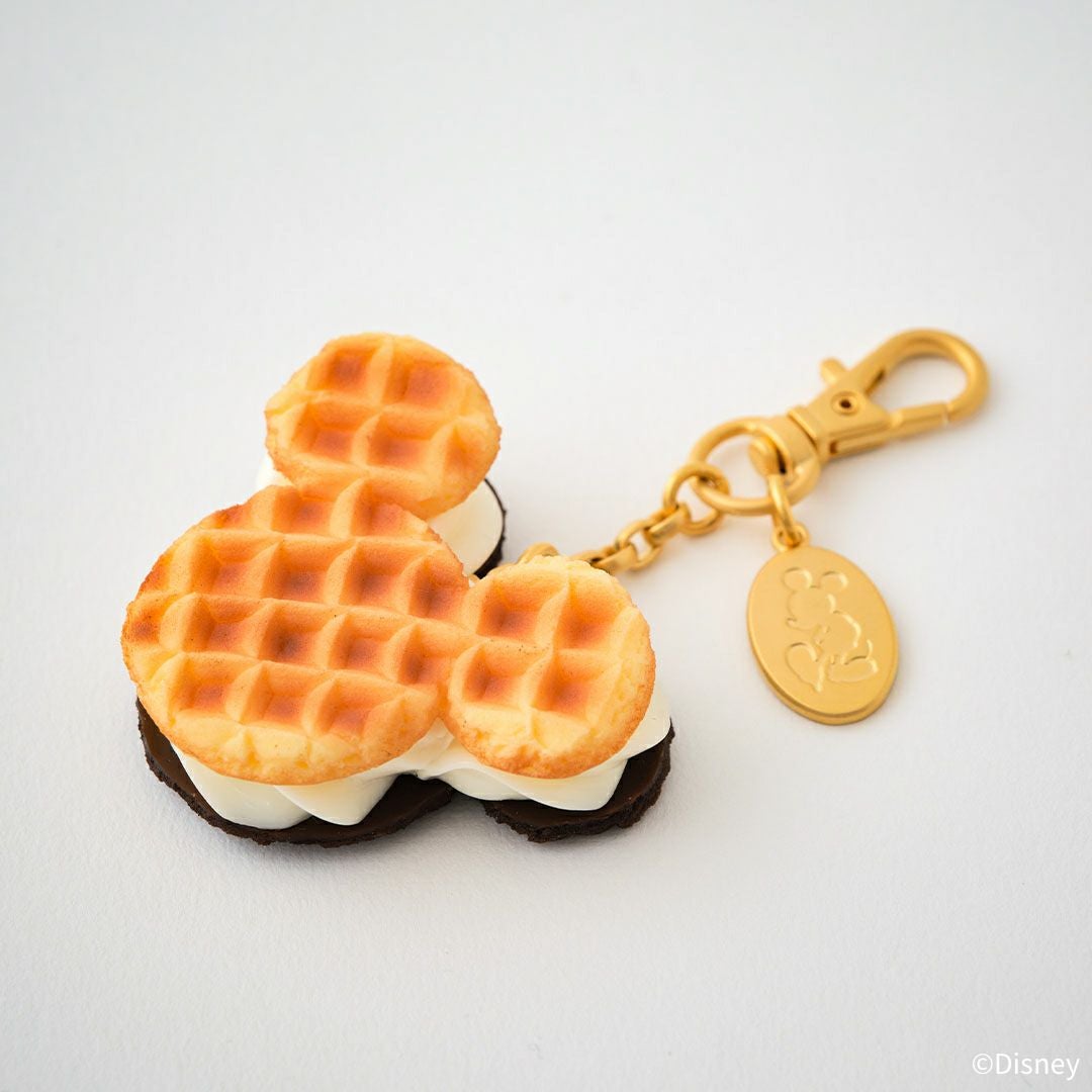 ミッキーマウス/バターミルク&チョコレートワッフル バッグチャーム