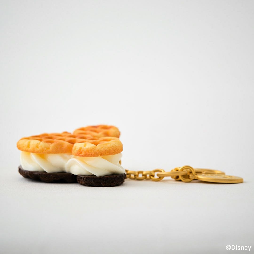 ミッキーマウス/バターミルク&チョコレートワッフル バッグチャーム