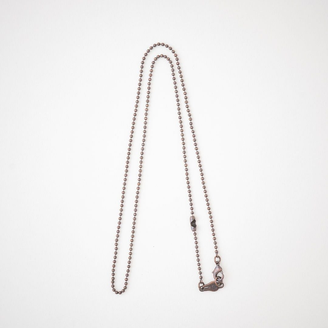 エラベルシアワセ ボールチェーン(銅古美/60cm) | Q-pot. ONLINE SHOP