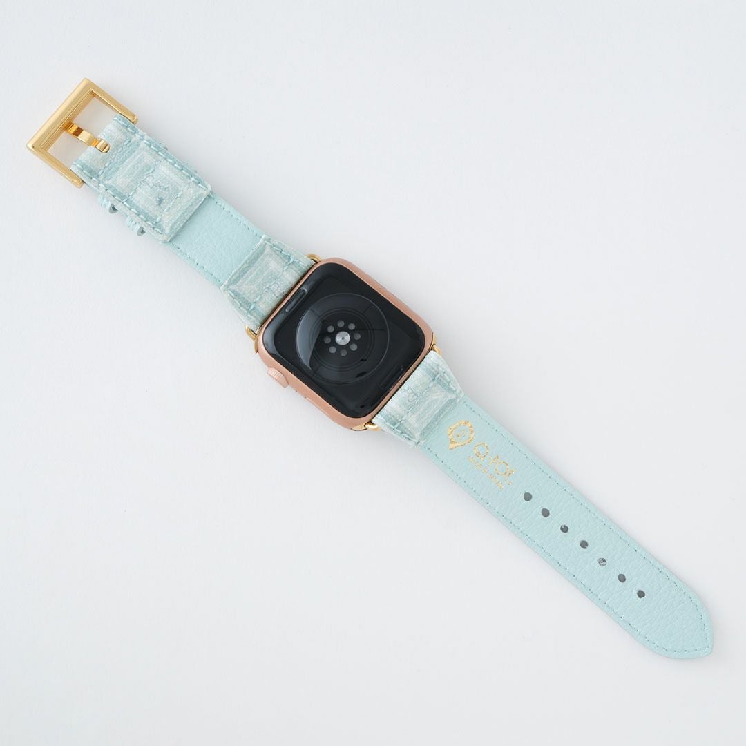 Apple Watch用 ミントチョコレート レザーバンド（42～45mm対応） | Q