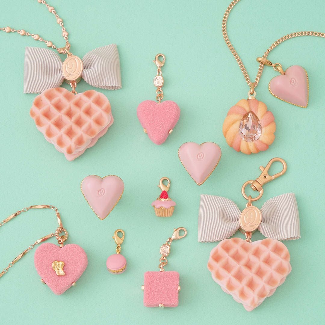 【美品】サクラ ワッフル ネックレス Q-pot. /ピンク サクラ ワッフル ネックレス | Q-pot. ONLINE SHOP