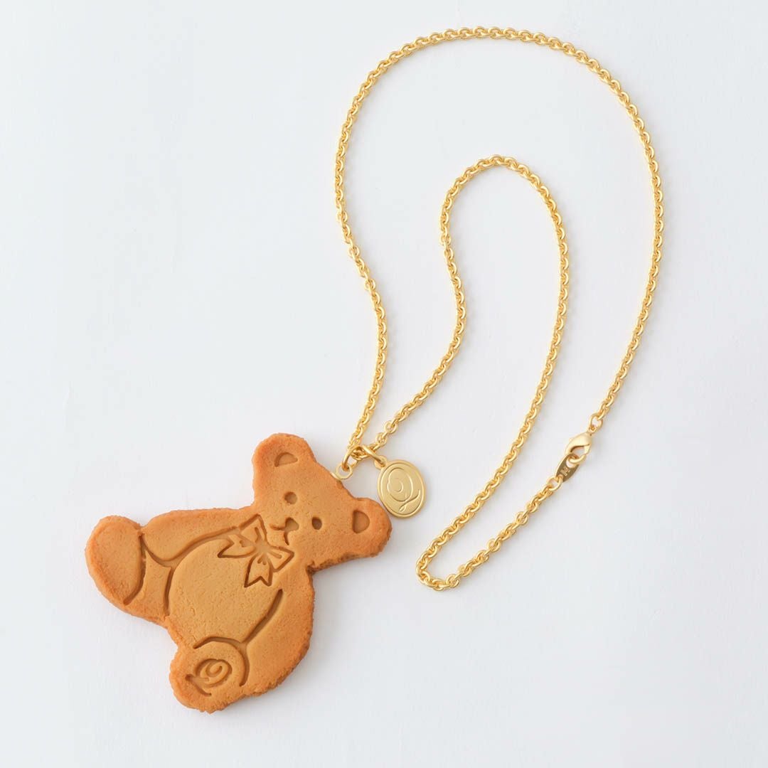 テディベア 焼きたてクッキー ネックレス(プレーン) | Q-pot. ONLINE SHOP